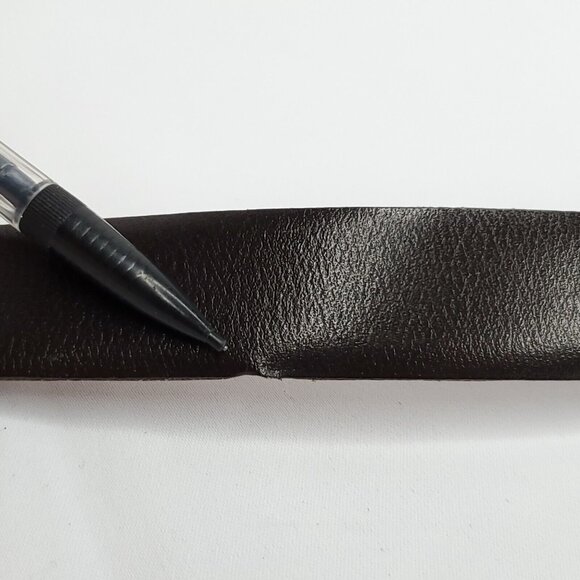 Dior Black and Brown Belt with Gold Buckle - Picture 7 of 8